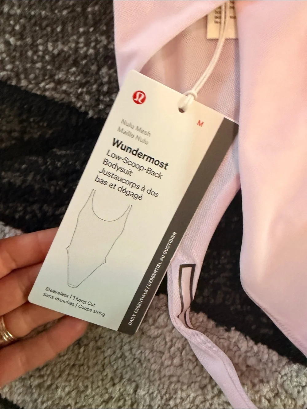 lululemon athletica Scoop-Neck One-Piece Swimsuit — Pale Pink